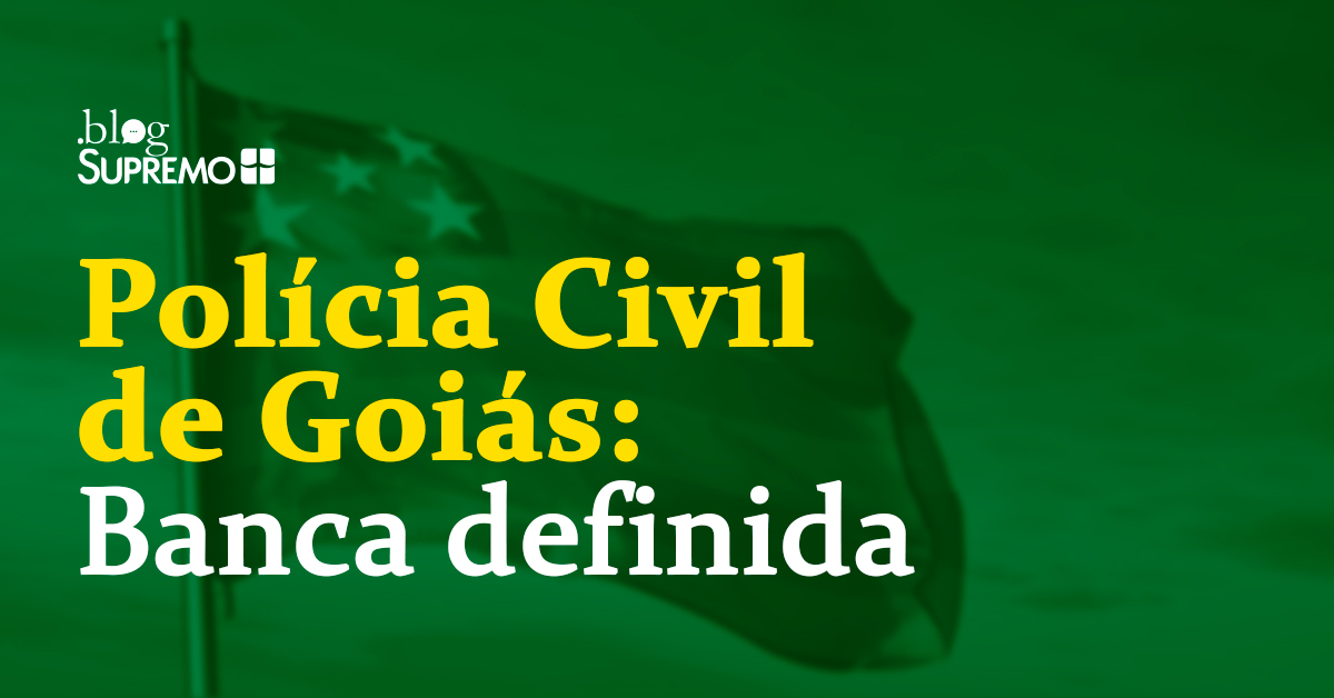 Polícia Civil de Goiás: banca definida